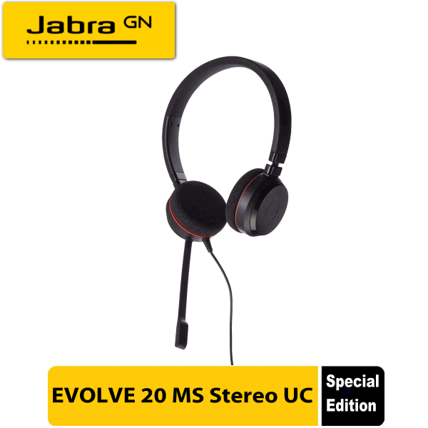 Jabra Evolve 20 Ms Stereo Uc Special Edition Dubai